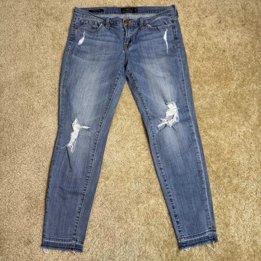 Lucky Brand‎ Jeans Size 6/28 Womens Charlie Skinny Blue Denim 33x29